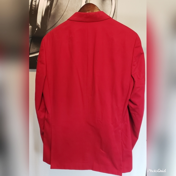 NWT ❤ TALLIA Red Sports Coat Size 40R - Picture 3 of 11